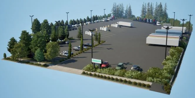 Rendering of the Zeem depot at SeaTac